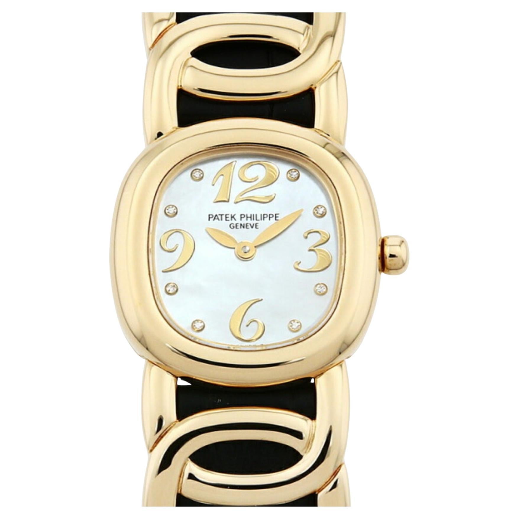 Patek Philippe Golden Ellipse 4830J Ladies Watch - Elegant Pre-Owned Timepiece