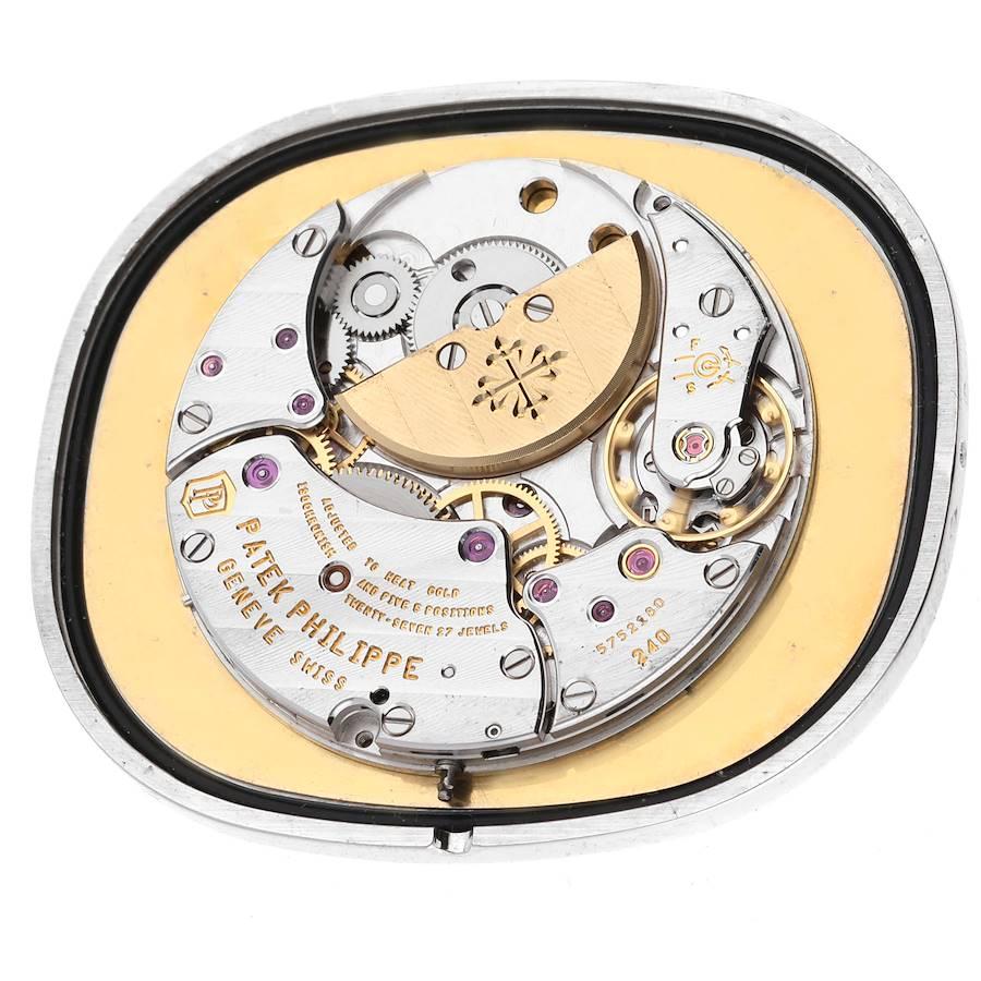 Patek Philippe Golden Ellipse Grande Taille Platinum Blue Dial Watch 5738 For Sale 2
