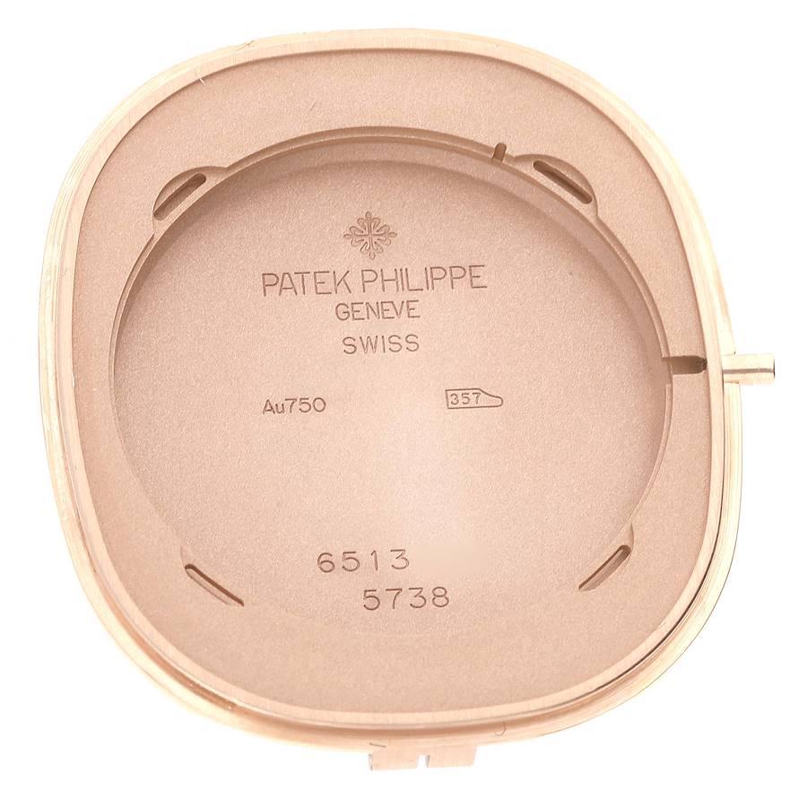 Patek Philippe Golden Ellipse Grande Taille Rose Gold Watch 5738 Box Papers In Excellent Condition In Atlanta, GA