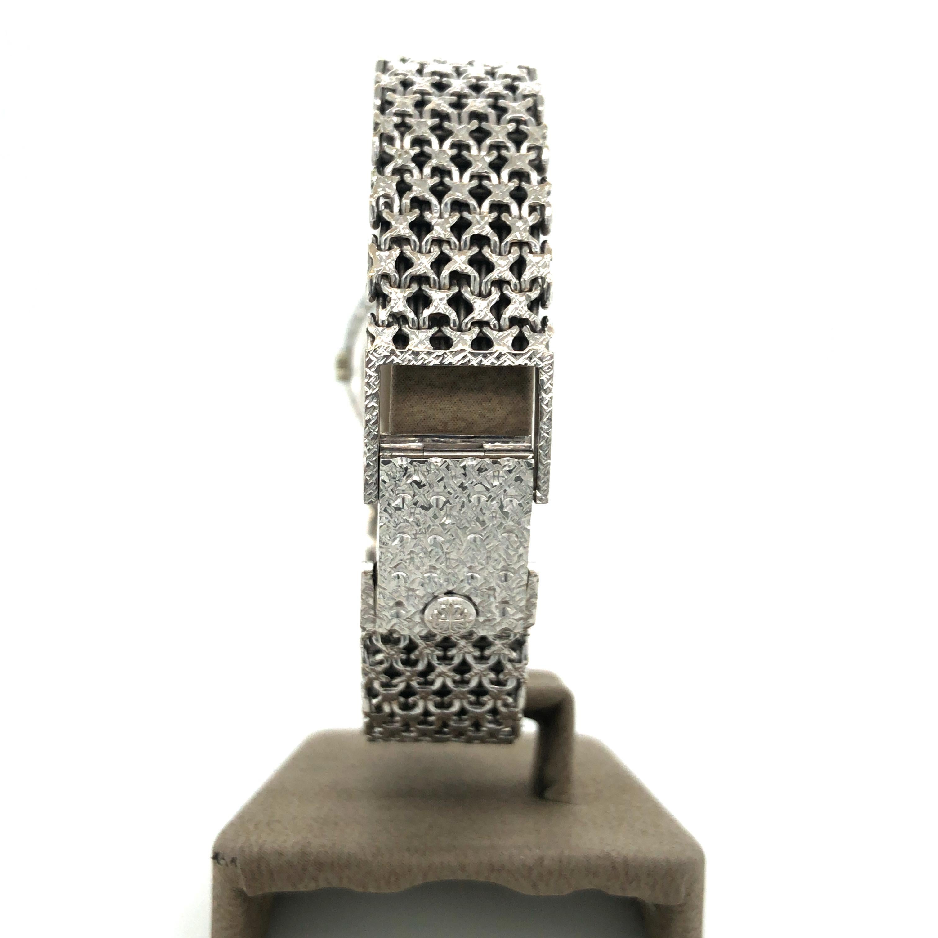 Patek Philippe Golden Ellipse Vintage Lady's Diamond Bracelet Watch, Ref. 4178 1