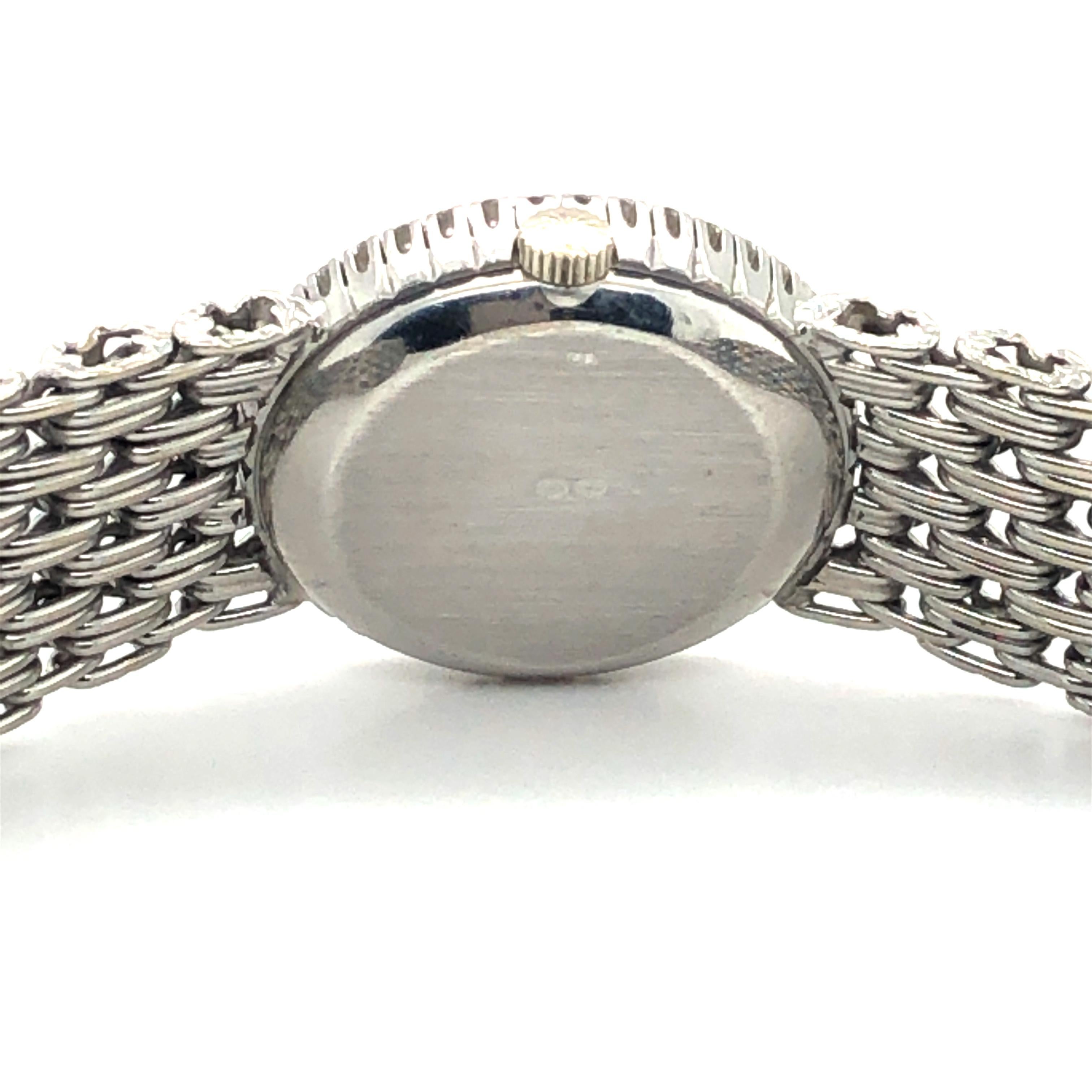 Women's or Men's Patek Philippe Golden Ellipse Vintage Lady's Diamond Bracelet Watch, Ref. 4178
