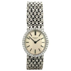 Patek Philippe Golden Ellipse Vintage Lady's Diamond Bracelet Watch, Ref. 4178