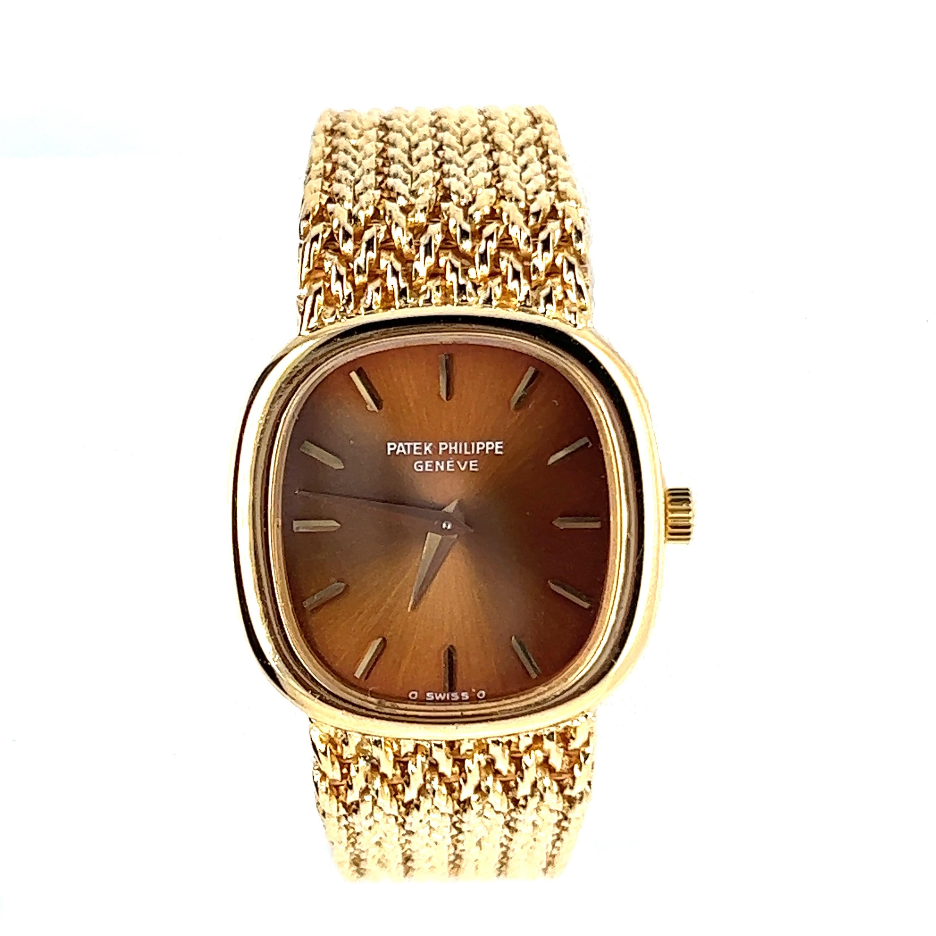 Patek Philippe Golden Ellipse Watch in 18 Karat Yellow Gold, 1975 6