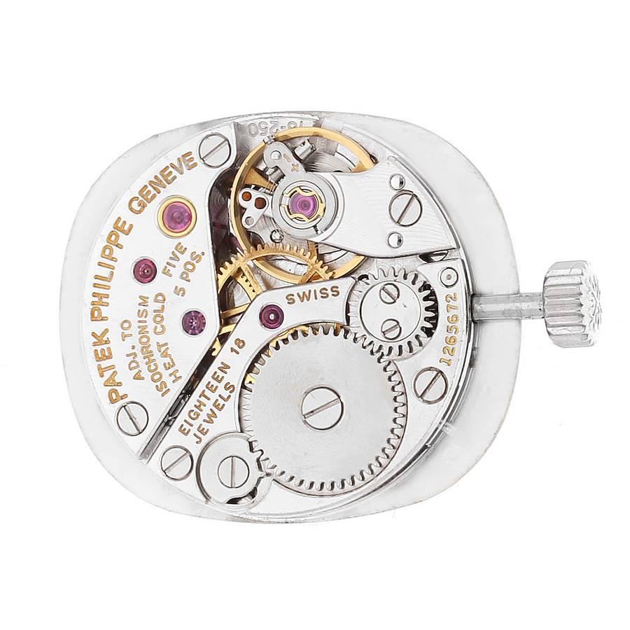 Patek Philippe Golden Ellipse White Gold Blue Dial Ladies Watch 4133 2