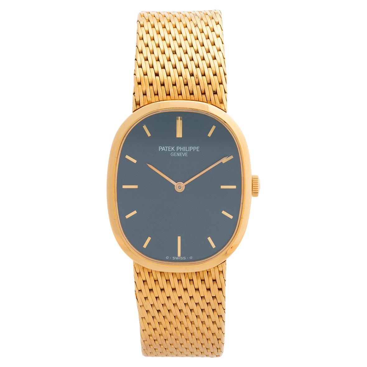 Patek Philippe Rose Gold Automatic Golden Ellipse Wristwatch at 1stDibs