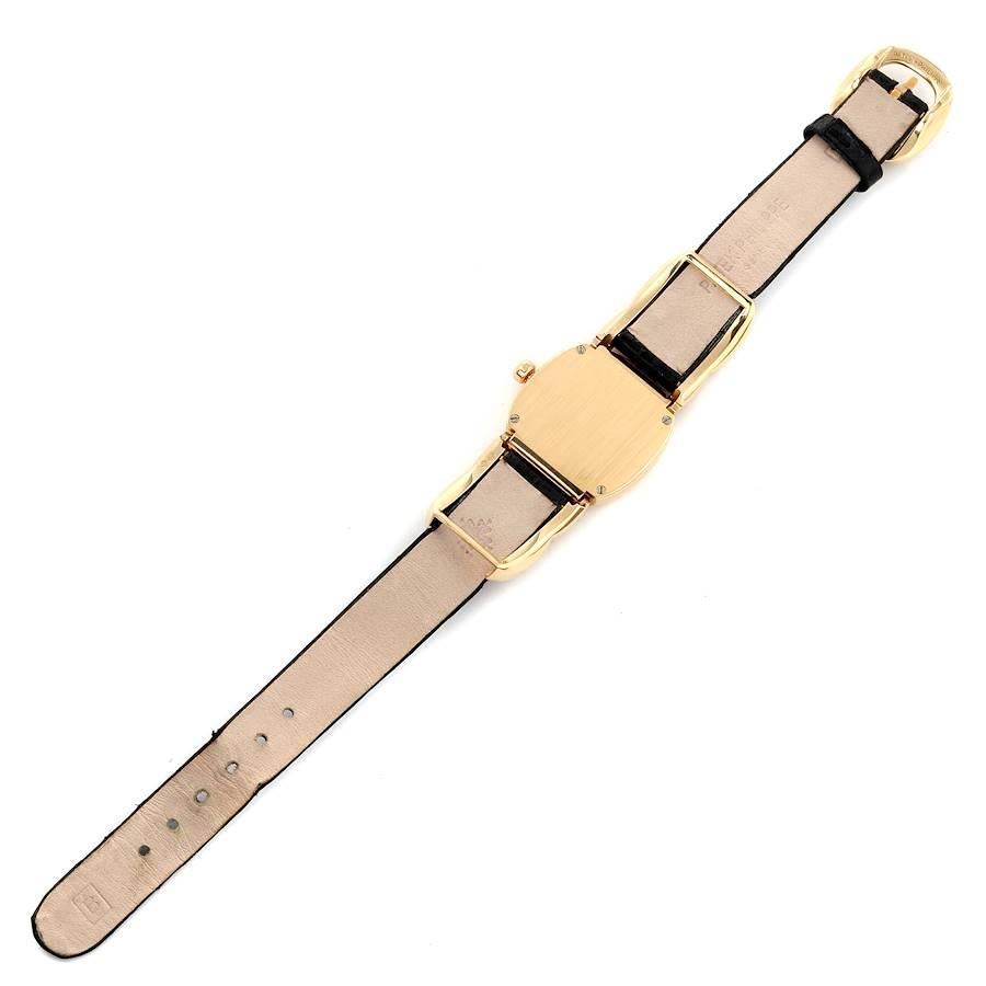 Patek Philippe Golden Ellipse Yellow Gold White Dial Ladies Watch 4830 Papers 4