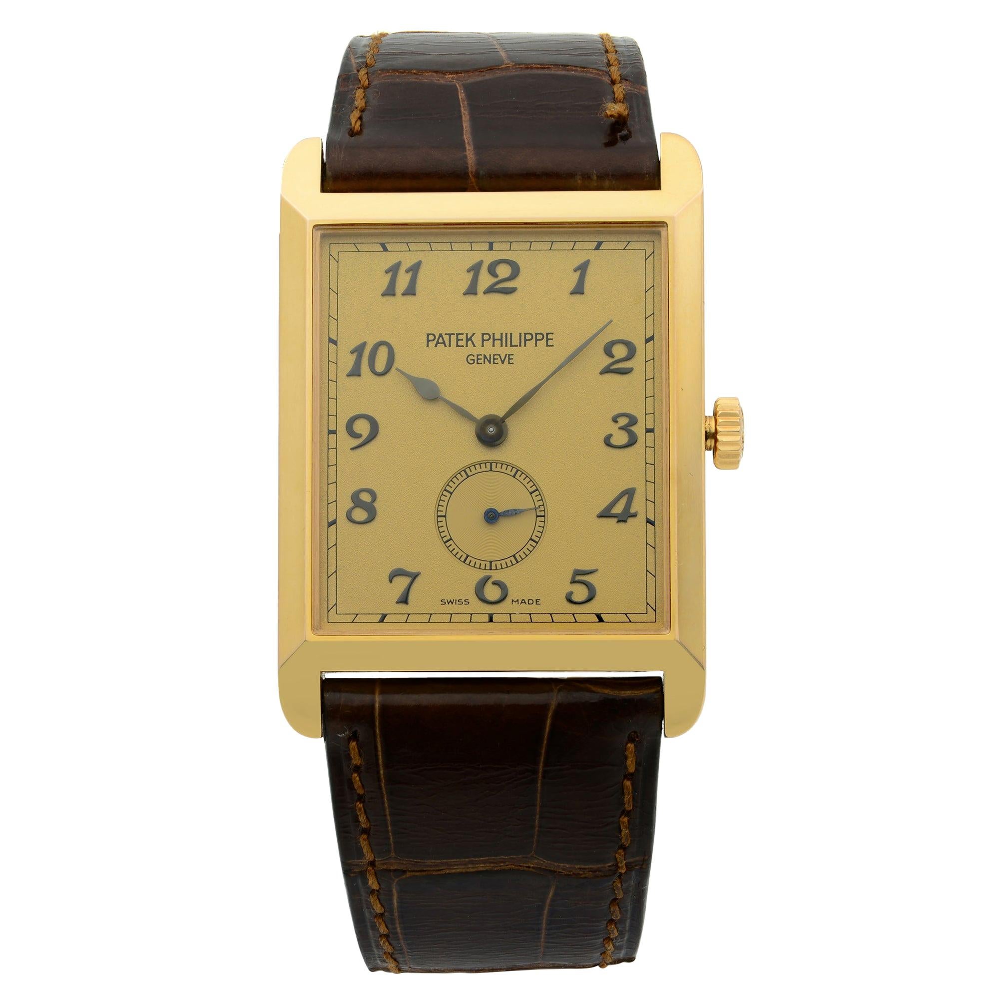 Patek Philippe Gondolo 18k Rose Gold Champagne Dial Hand Wind Men's Watch 5109R