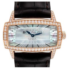 Patek Philippe Gondolo 18k Rose Gold MOP Diamond Ladies Watch 4981