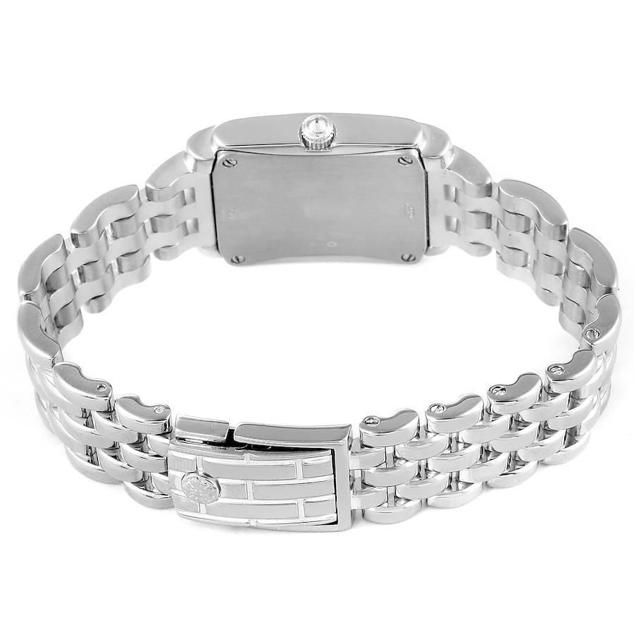 Damenuhr, Patek Philippe Gondolo, 18 Karat Weißgold Diamant 4825 5