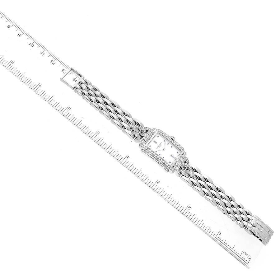 Orologio da donna Patek Philippe Gondolo in oro bianco 18 carati con diamanti 4825 in vendita 5