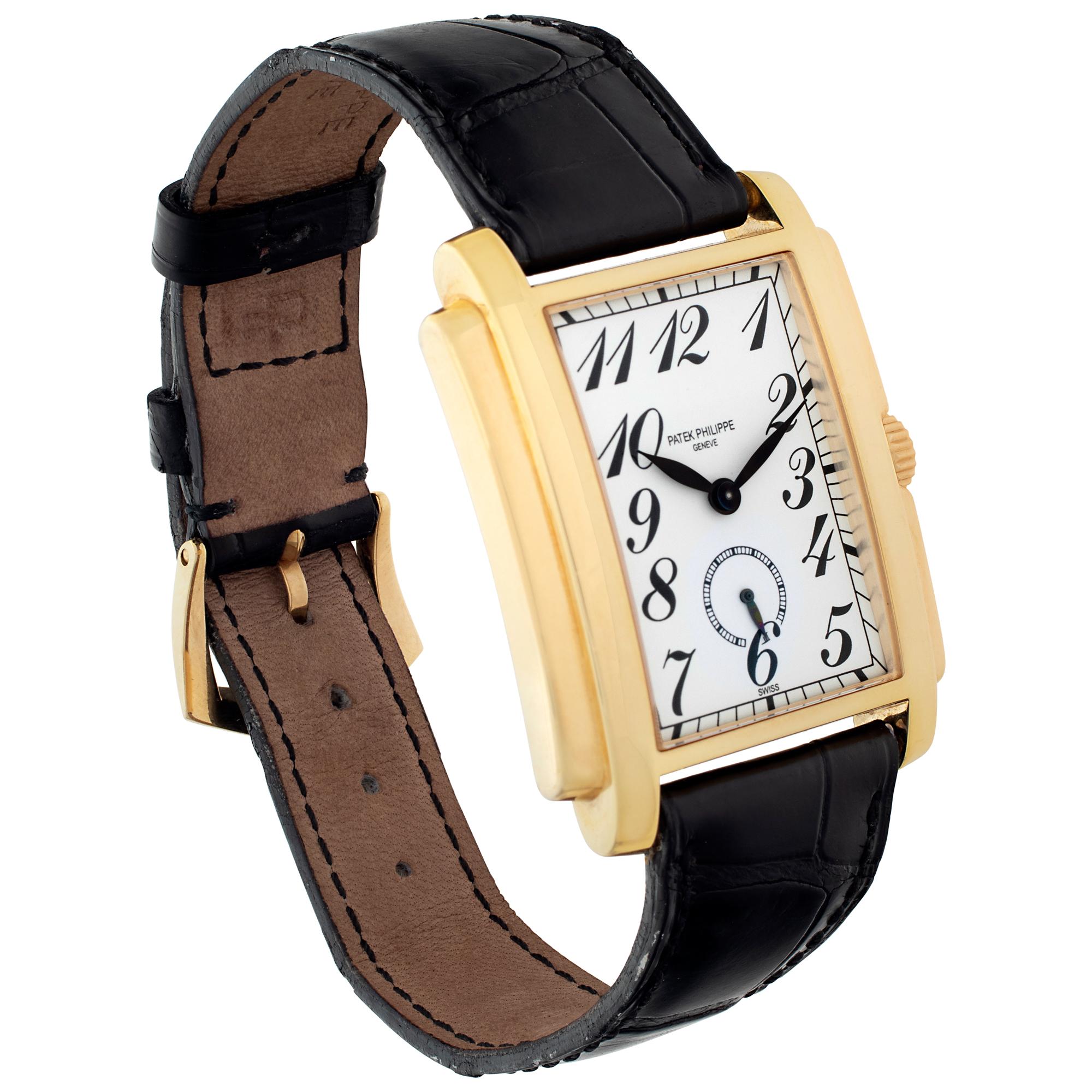 Patek Philippe Gondolo 18k yellow gold Manual Wristwatch Ref 5024j In Excellent Condition In Surfside, FL