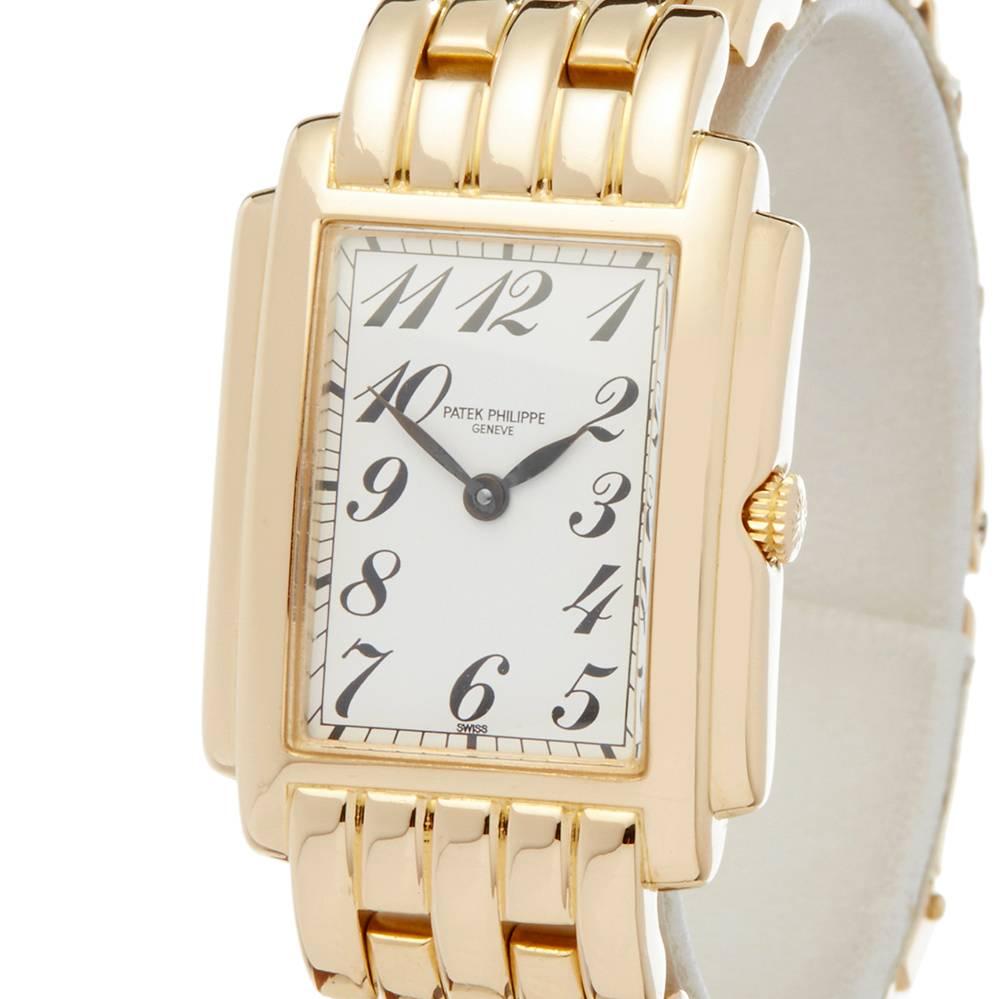 Patek Philippe Gondolo 18 Karat Yellow Gold Women's 4824J In Excellent Condition In Bishop's Stortford, Hertfordshire