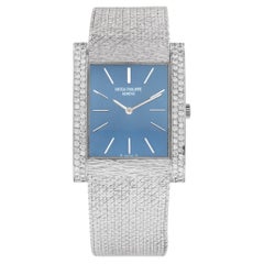 Patek Philippe Gondolo 18k White Gold Wristwatch Ref 3553-1
