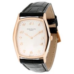 Retro Patek Philippe Gondolo 3842R Men's Watch in 18 Karat Rose Gold