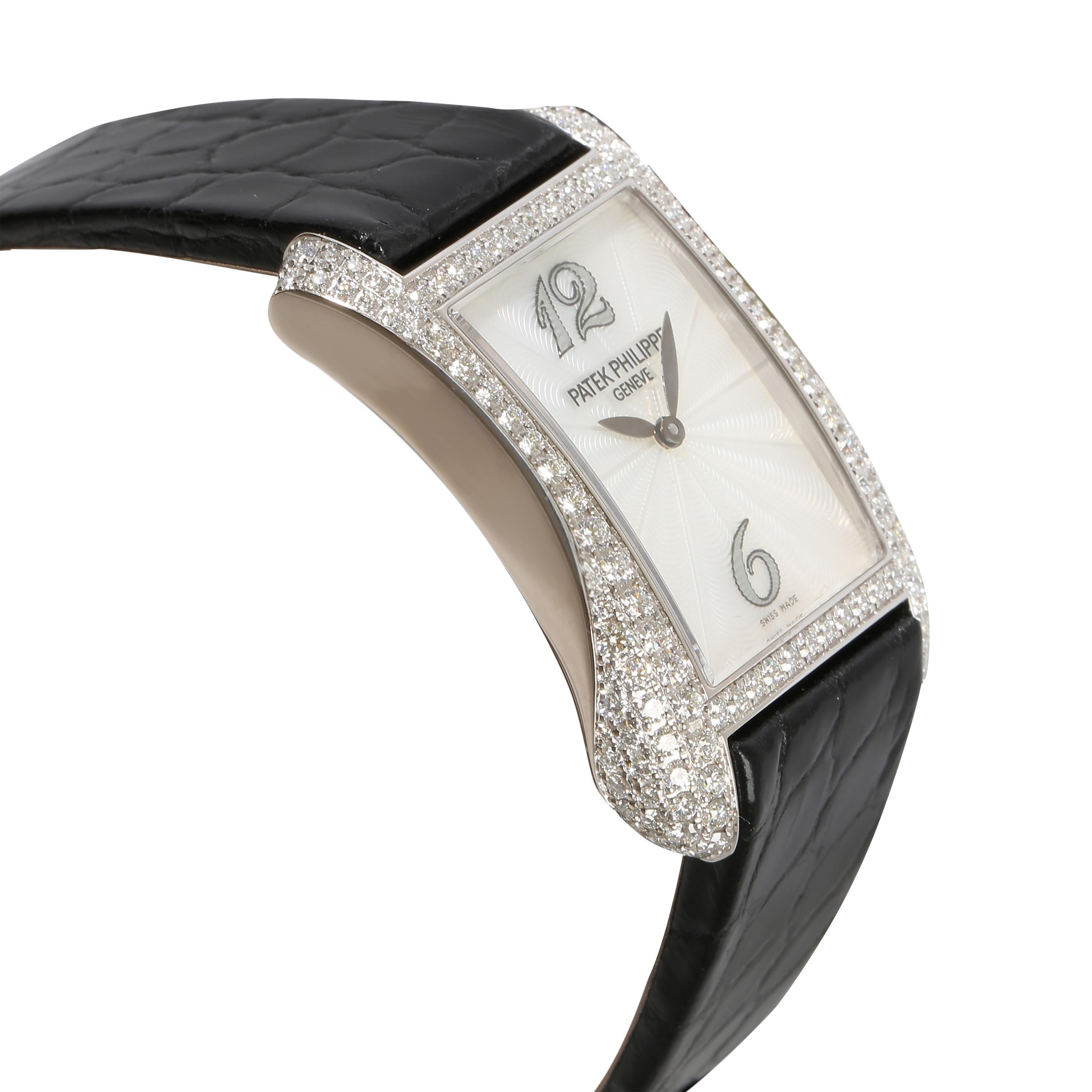 Patek Philippe Gondolo 4972G-001 Women's Watch in 18K White Gold For Sale 1