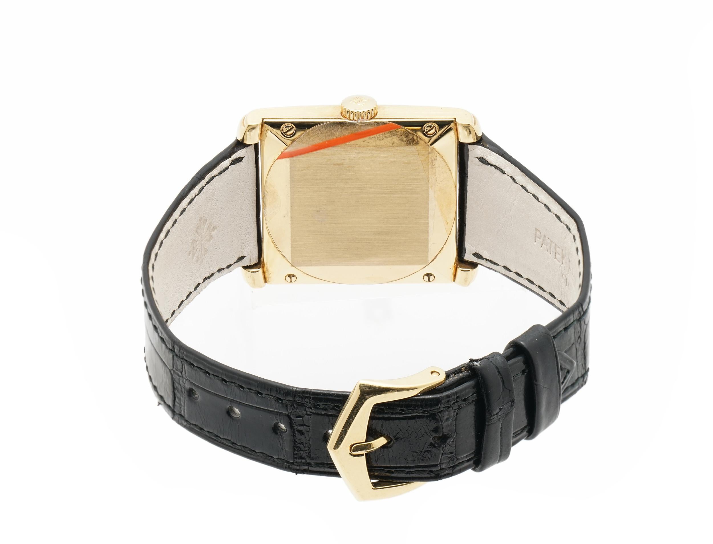 Contemporary Patek Philippe Gondolo 5014J, Black Dial, Certified and Warranty
