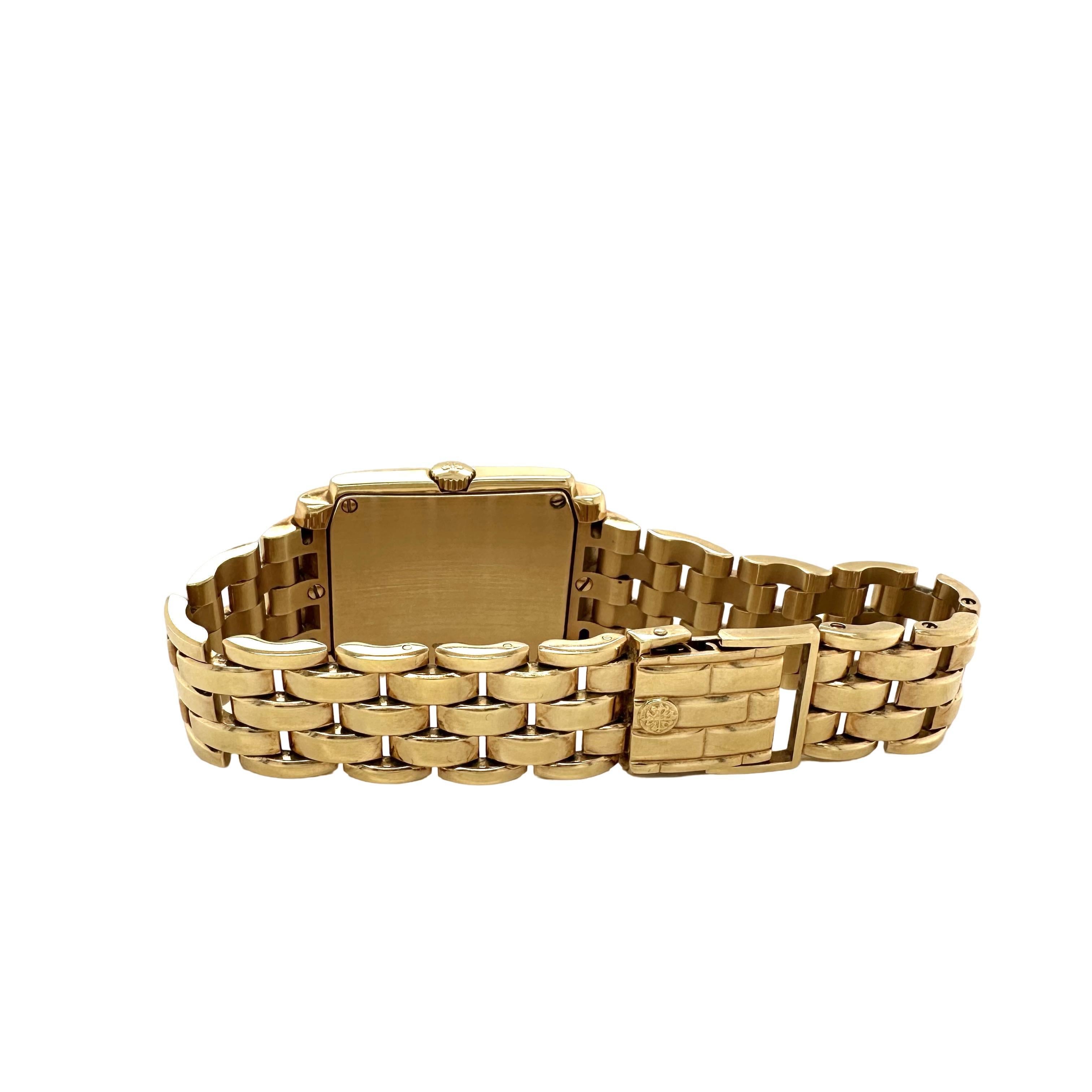 Patek Philippe Gondolo 5024/1 18k Yellow Gold Rectangular Watch In Good Condition In Miami, FL