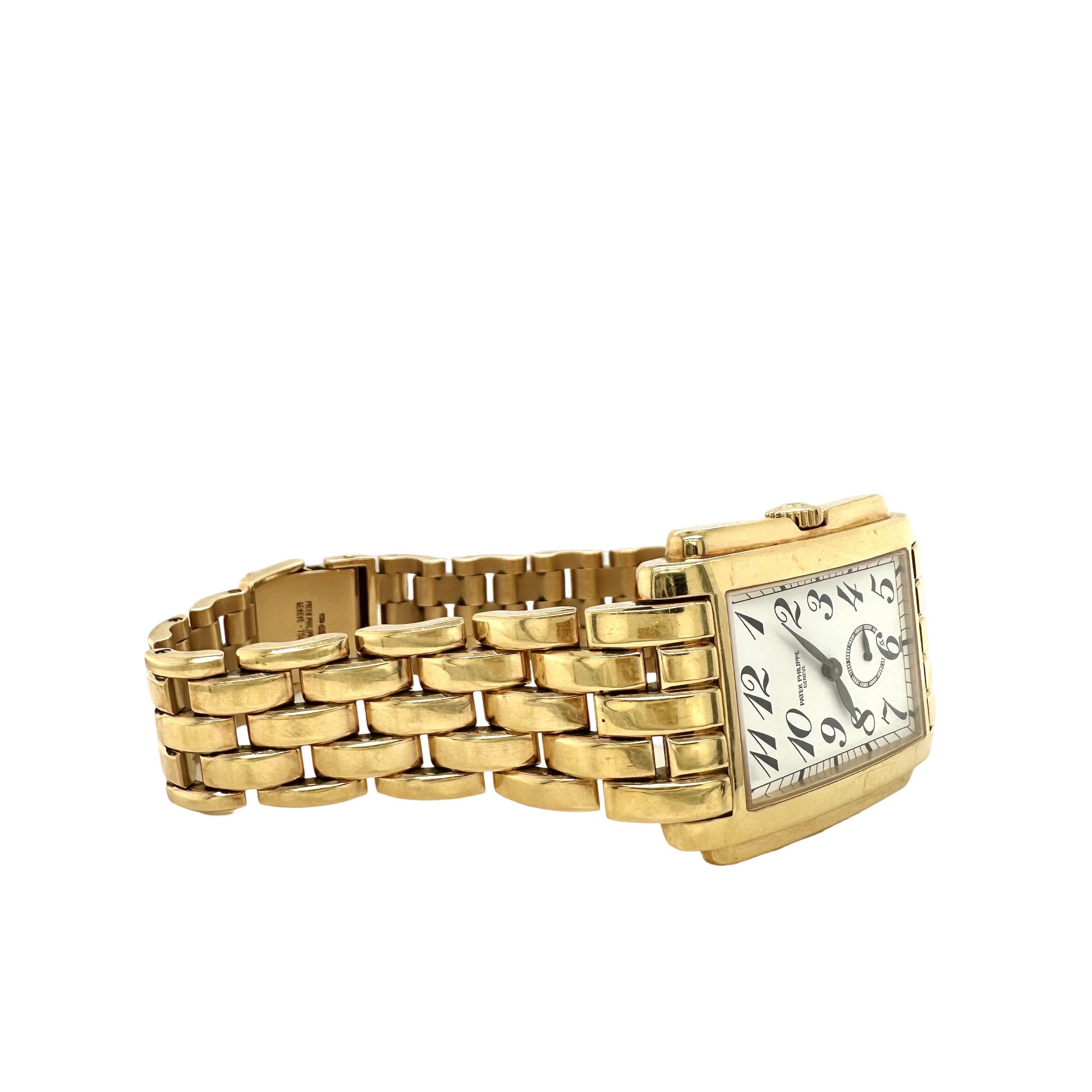 Patek Philippe Gondolo 5024/1 18k Yellow Gold Rectangular Watch 1