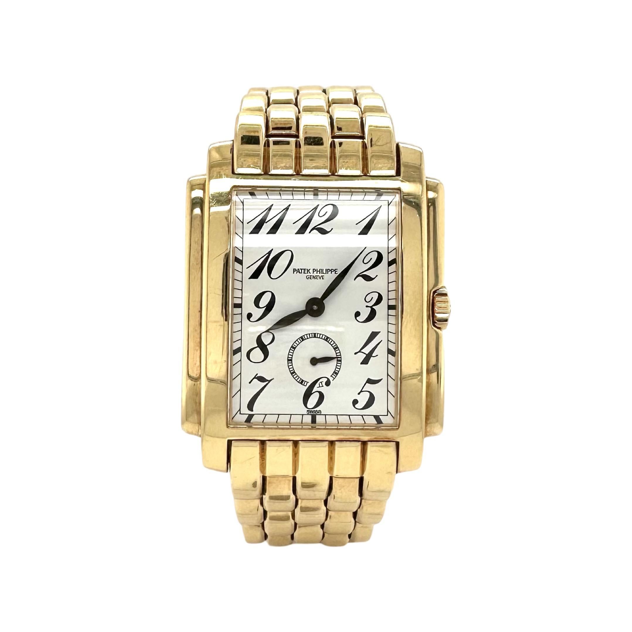 Patek Philippe Gondolo 5024/1 18k Yellow Gold Rectangular Watch 2