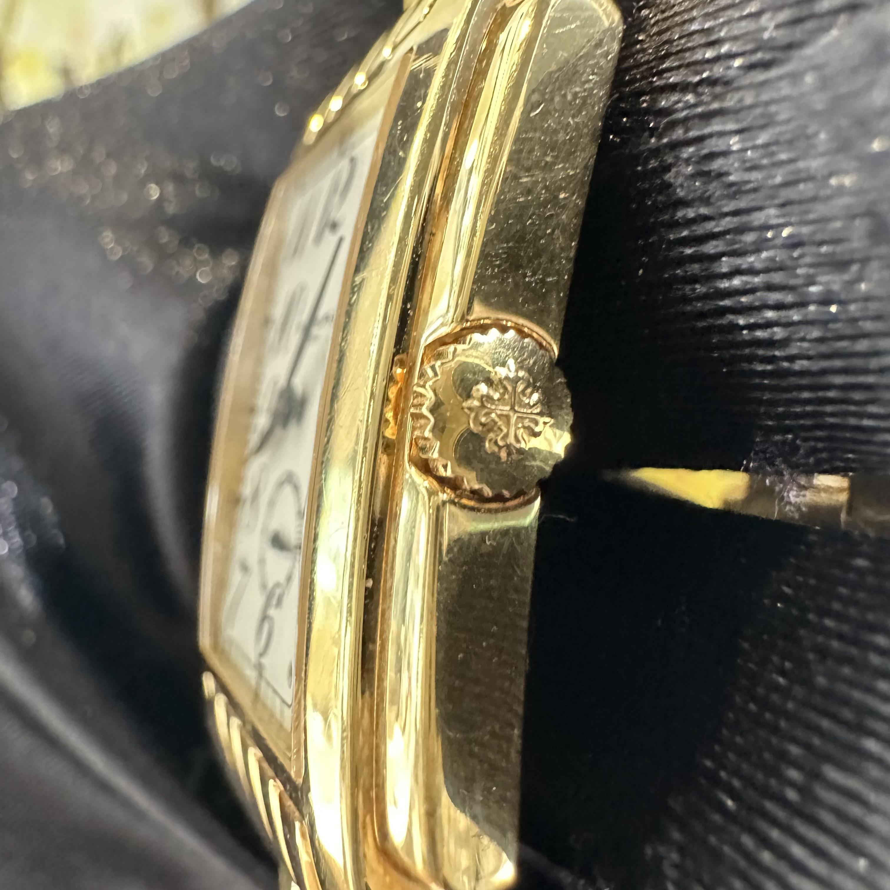 Patek Philippe Gondolo 5024/1 18k Yellow Gold Rectangular Watch 4