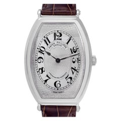 Montre Gondolo Patek Philippe 5098P-001 avec cadran en argent, certifiée