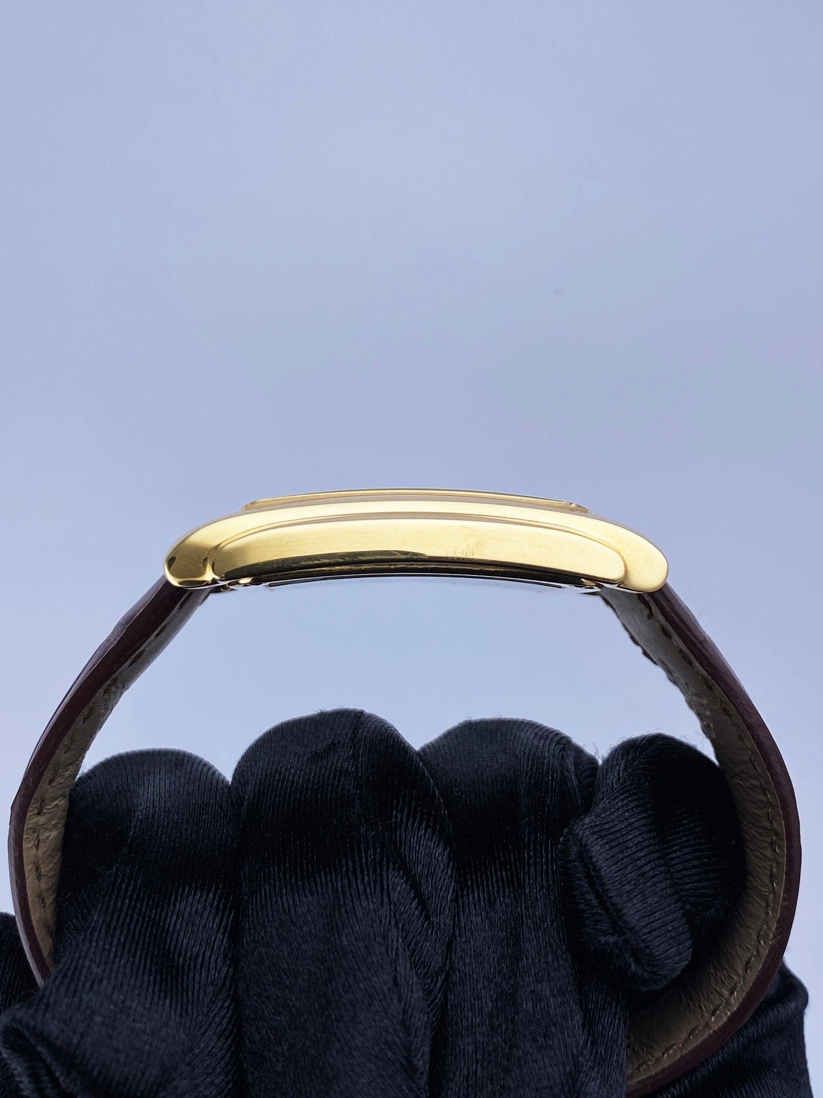 Patek Philippe Gondolo 5124J 18k Yellow Gold Mens Watch with Papers In Excellent Condition In Great Neck, NY