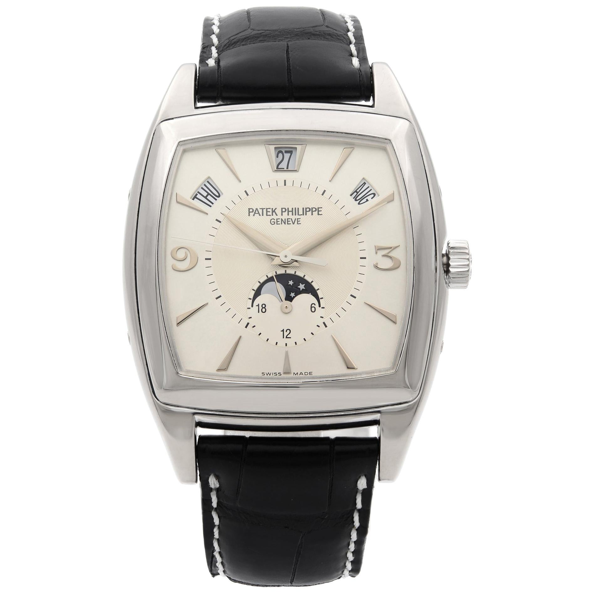 Patek Philippe Gondolo Annual Calendar 18K White Gold Automatic Men's Watch 5135