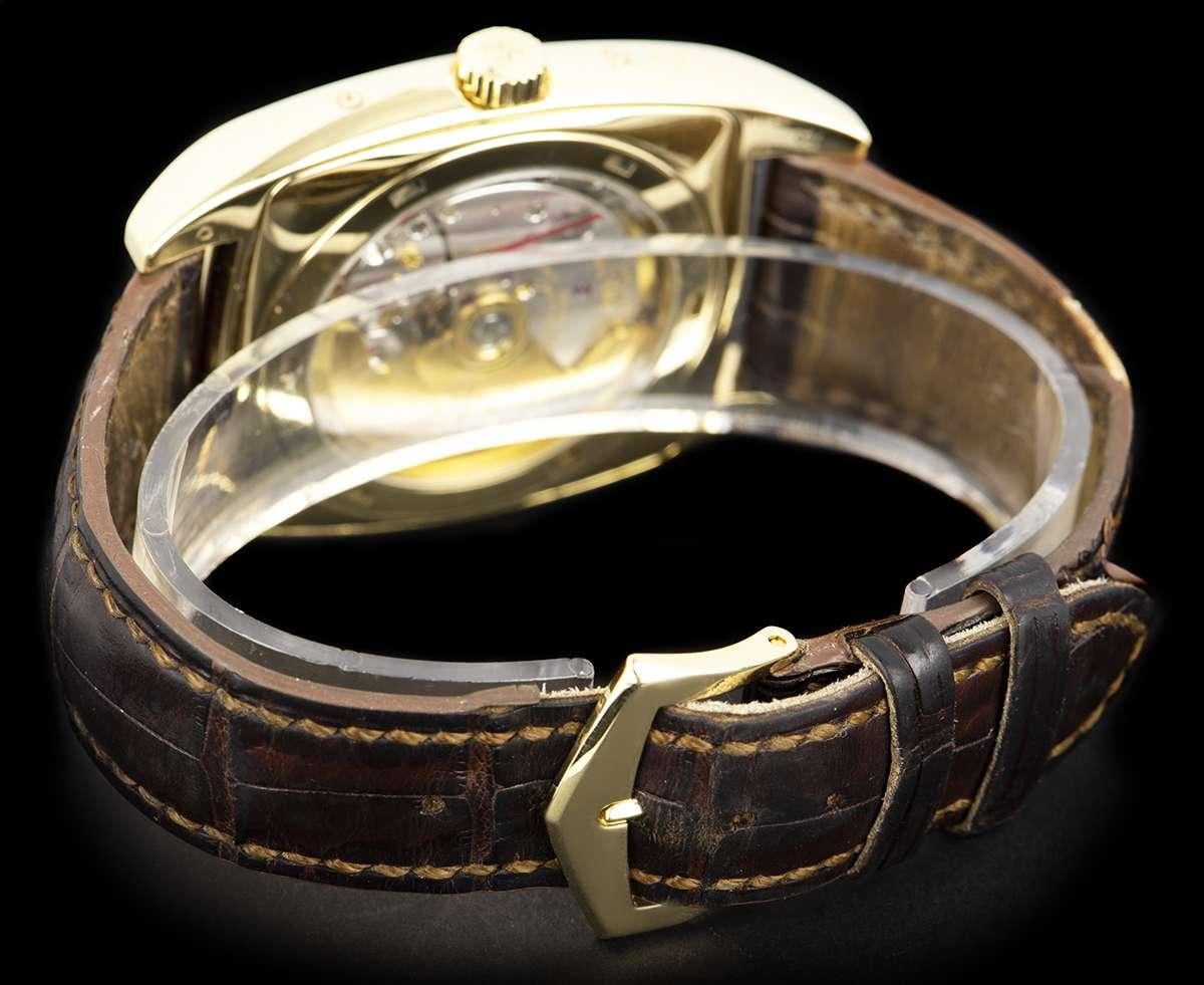 Patek Philippe Gondolo Annual Calendar Gold Silver Dial 5135J Wristwatch 1