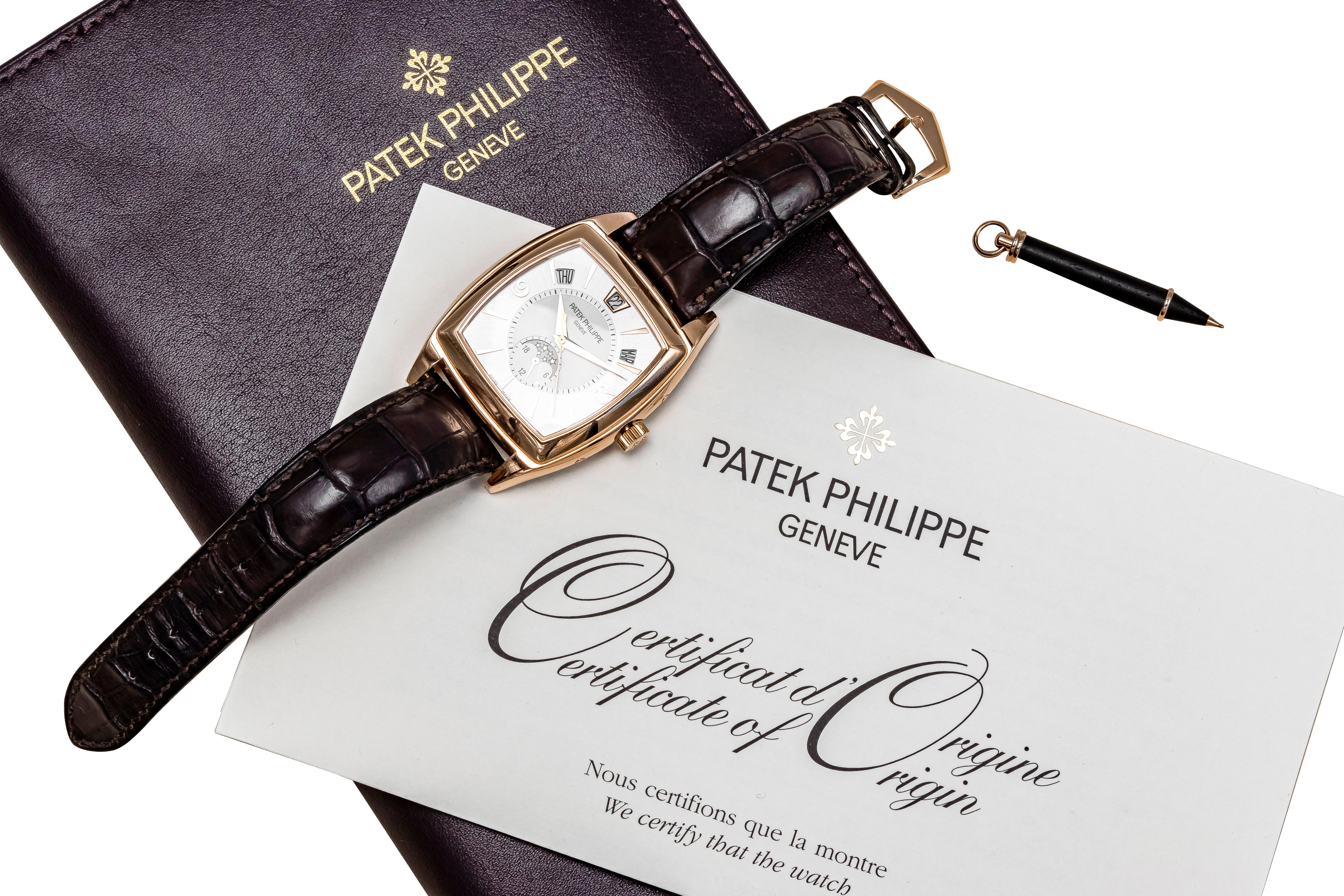 Patek Philippe Montre Gondolo Calendario en or rose 5135R-001 en vente 1