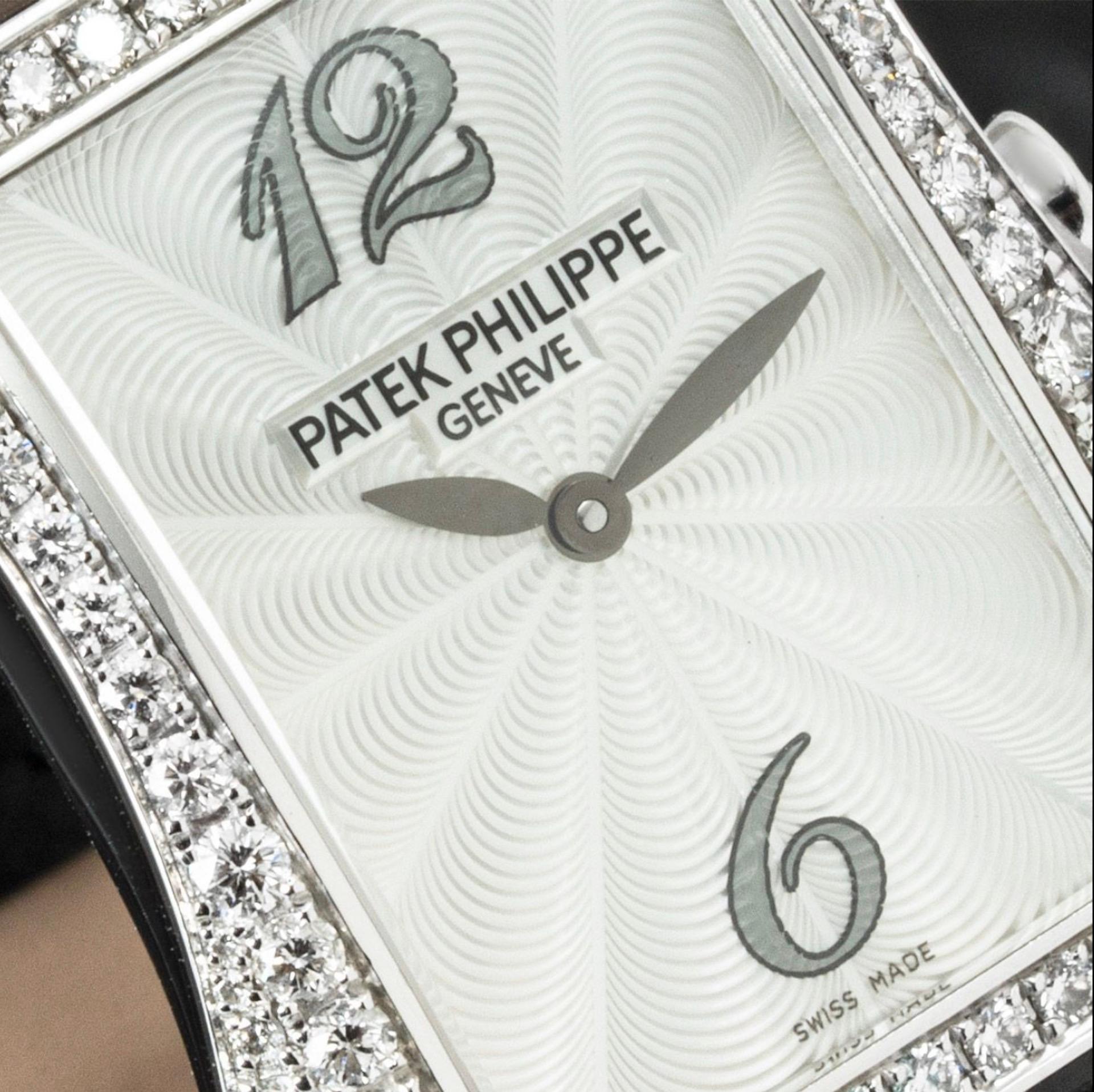 Patek Philippe Gondolo Armbanduhr mit Diamantenbesatz (Rundschliff) im Angebot