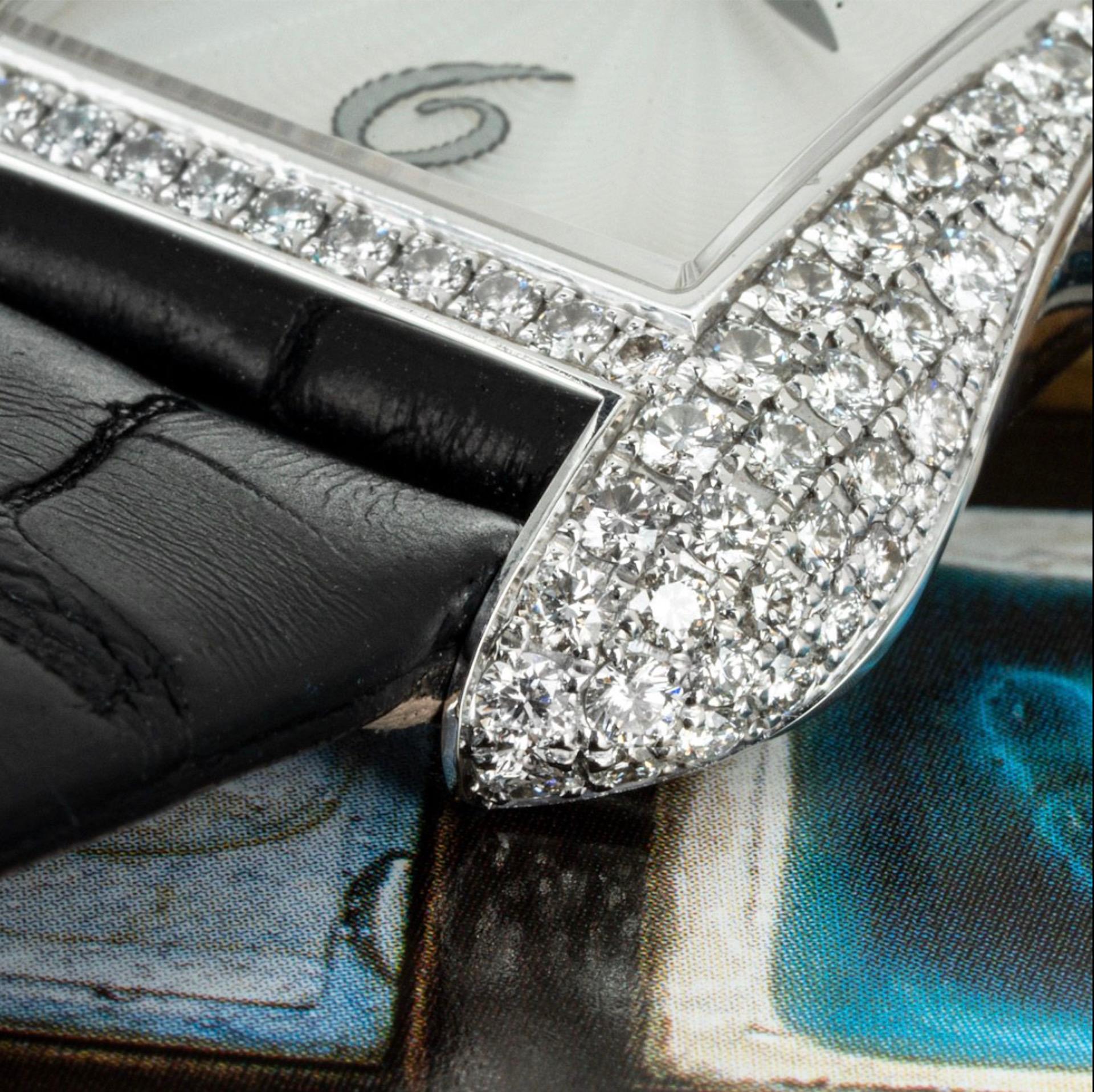 Patek Philippe Gondolo Armbanduhr mit Diamantenbesatz im Zustand „Hervorragend“ im Angebot in London, GB