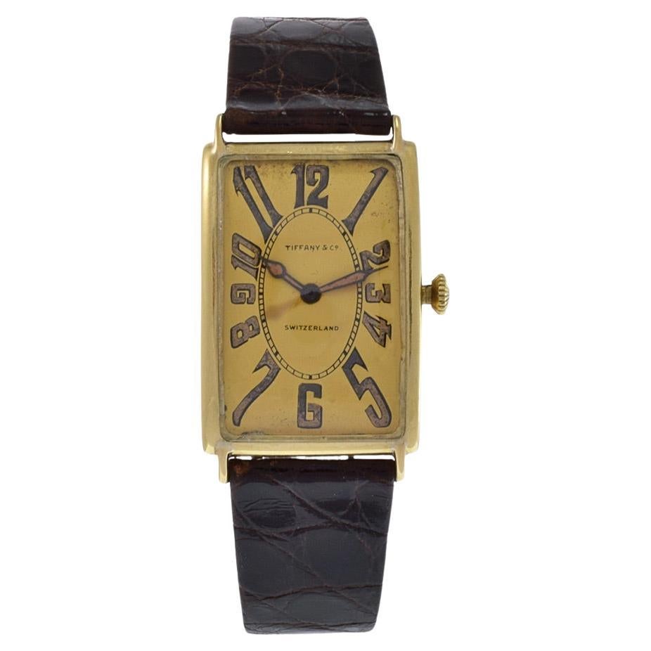 Patek Philippe Gondolo for Tiffany & Co. 18K Manufactured in 1911 With Abstract For Sale