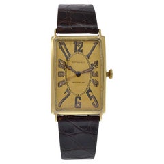 Gondolo Patek Philippe pour Tiffany & Co. 18K Fabriqué en 1911 avec abstrait