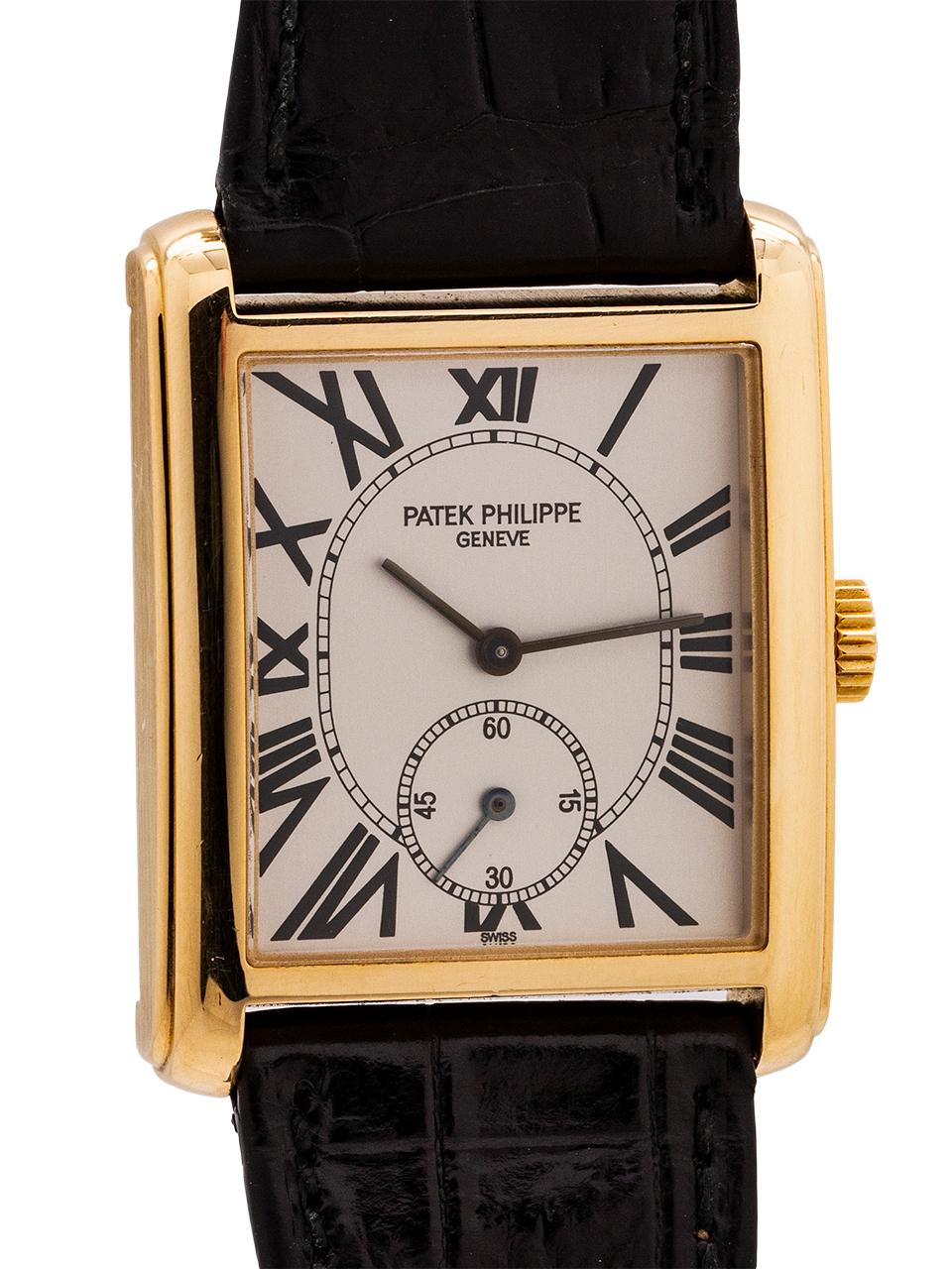 Patek Philippe Gondolo Ref. 5014 18 Karat Yellow Gold, circa 1990s In Excellent Condition In West Hollywood, CA