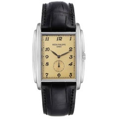 Patek Philippe Gondolo Small Seconds White Gold Mens Watch 5124