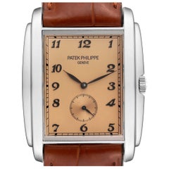 Patek Philippe Gondolo Small Seconds White Gold Mens Watch 5124
