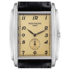 Patek Philippe Gondolo Small Seconds White Gold Mens Watch 5124