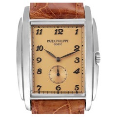 Patek Philippe Gondolo Small Seconds White Gold Mens Watch 5124