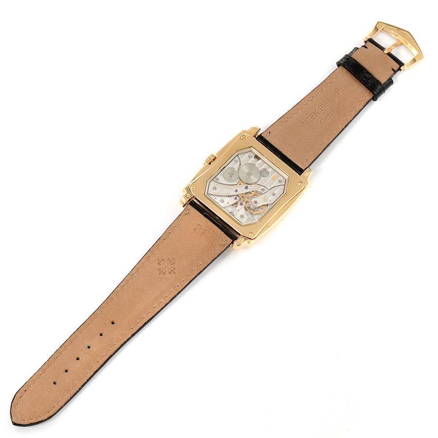 Patek Philippe Gondolo Small Seconds Yellow Gold Silver Dial Mens Watch 5124 3