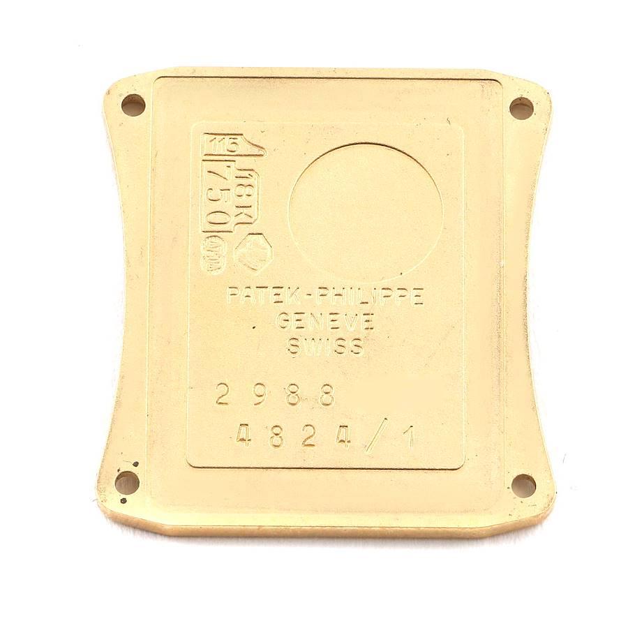 Damenuhr mit weißem Gondolo-Zifferblatt aus Gelbgold von Patek Philippe, 4824 Papiere im Angebot 4