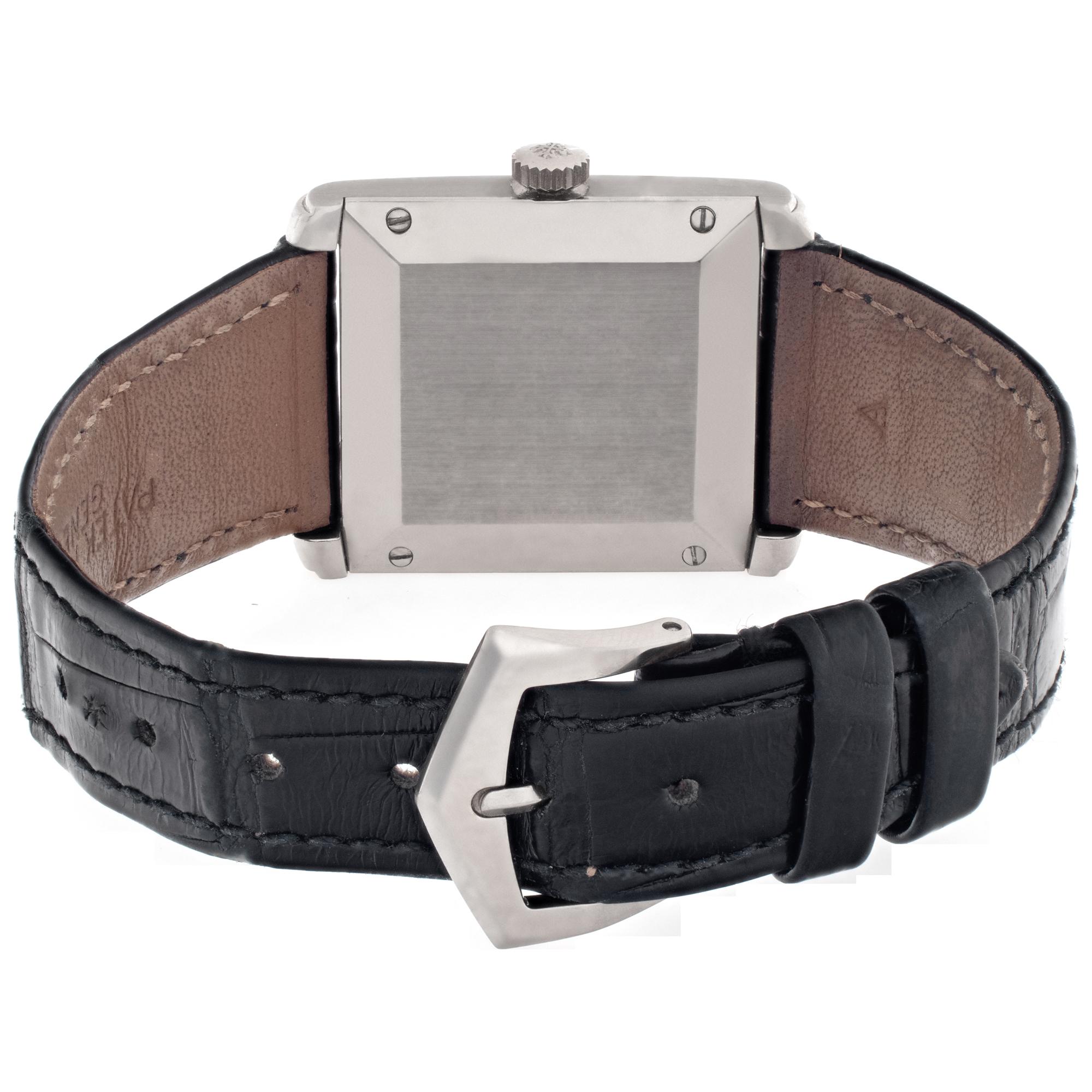Manuale Patek Philippe Gondolo Weißgold-Armbanduhr mit Untersetzern Ref 5014 aus Weißgold Herren im Angebot