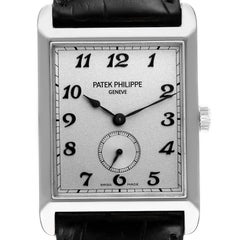 Patek Philippe Gondolo Herrenuhr, Weißgold Silber Zifferblatt 5109