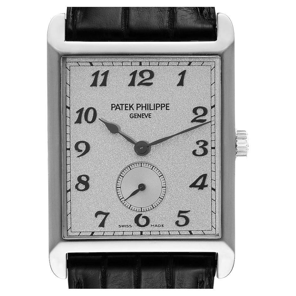 Patek Philippe Gondolo White Gold Silver Dial Mens Watch 5109