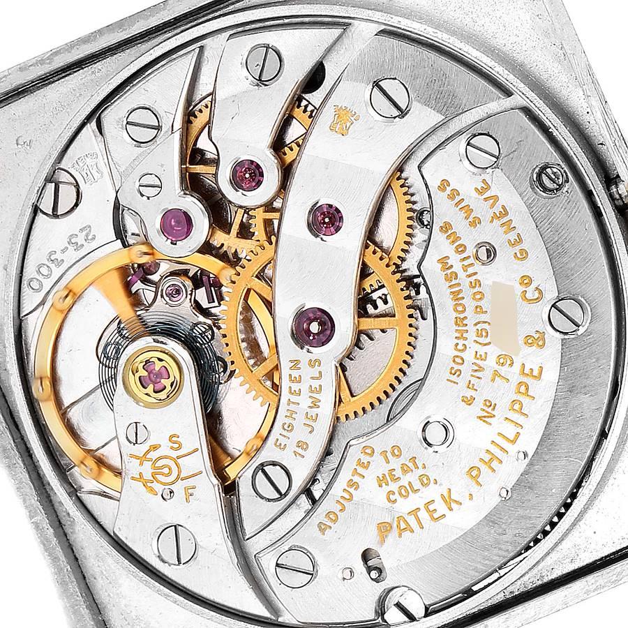 Patek Philippe Gondolo White Gold Silver Dial Vintage Men's Watch 3467 For Sale 4