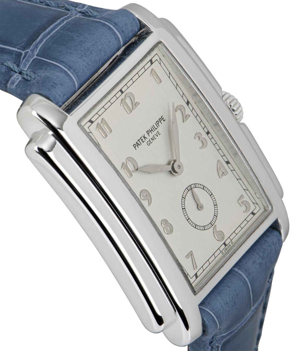 Patek Philippe Gondolo White Gold Silvered Dial 5024G In Excellent Condition In London, GB