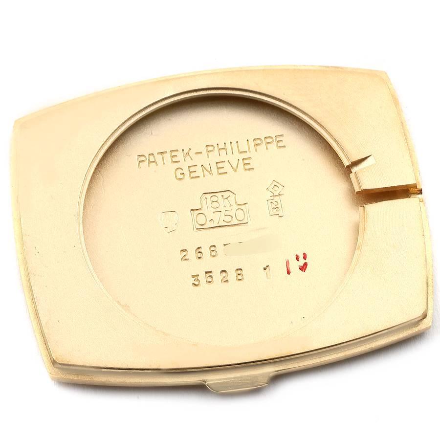 Men's Patek Philippe Gondolo Yellow Gold Champagne Dial Vintage Mens Watch 3528