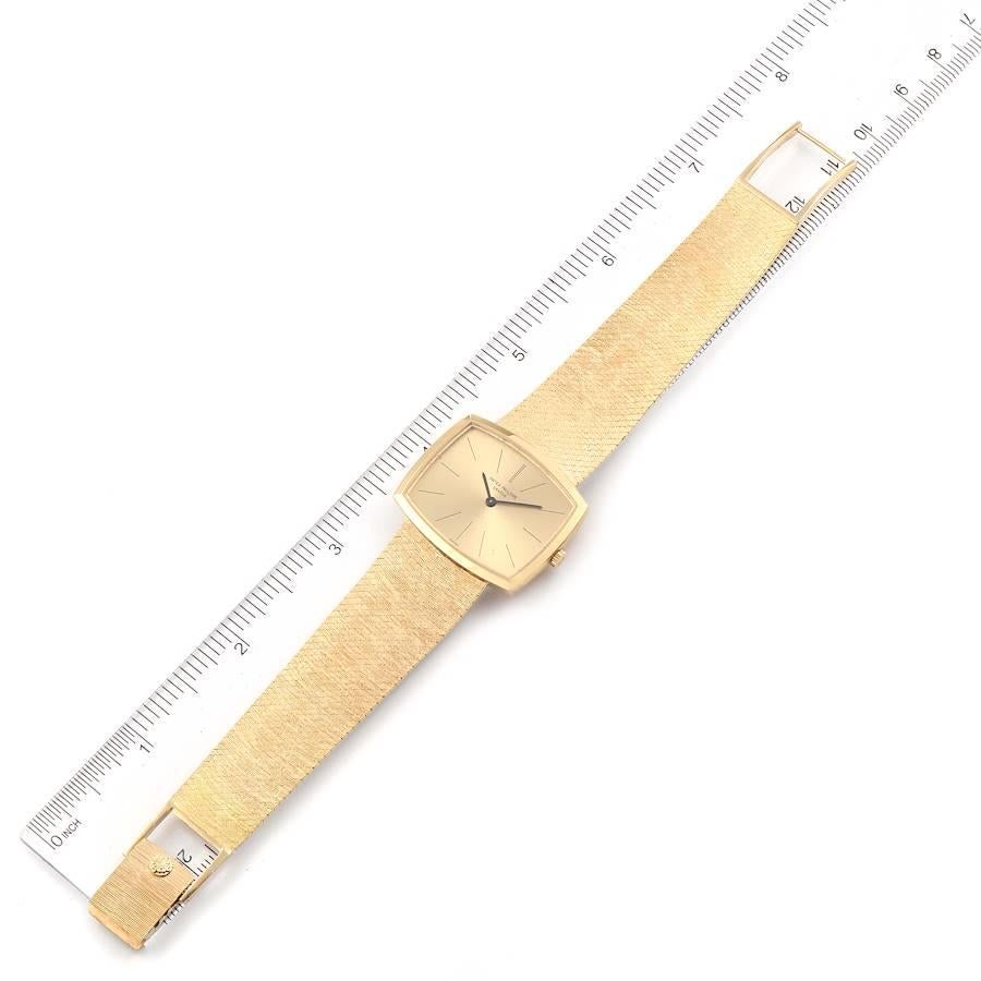 Patek Philippe Gondolo Yellow Gold Champagne Dial Vintage Mens Watch 3528 2