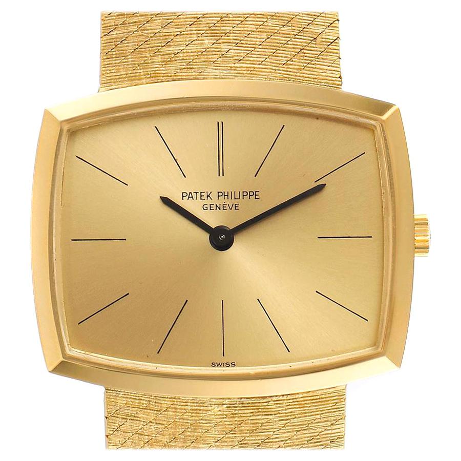 Patek Philippe Square Vintage Clous De Paris Champagne Dial Manual Wind ...