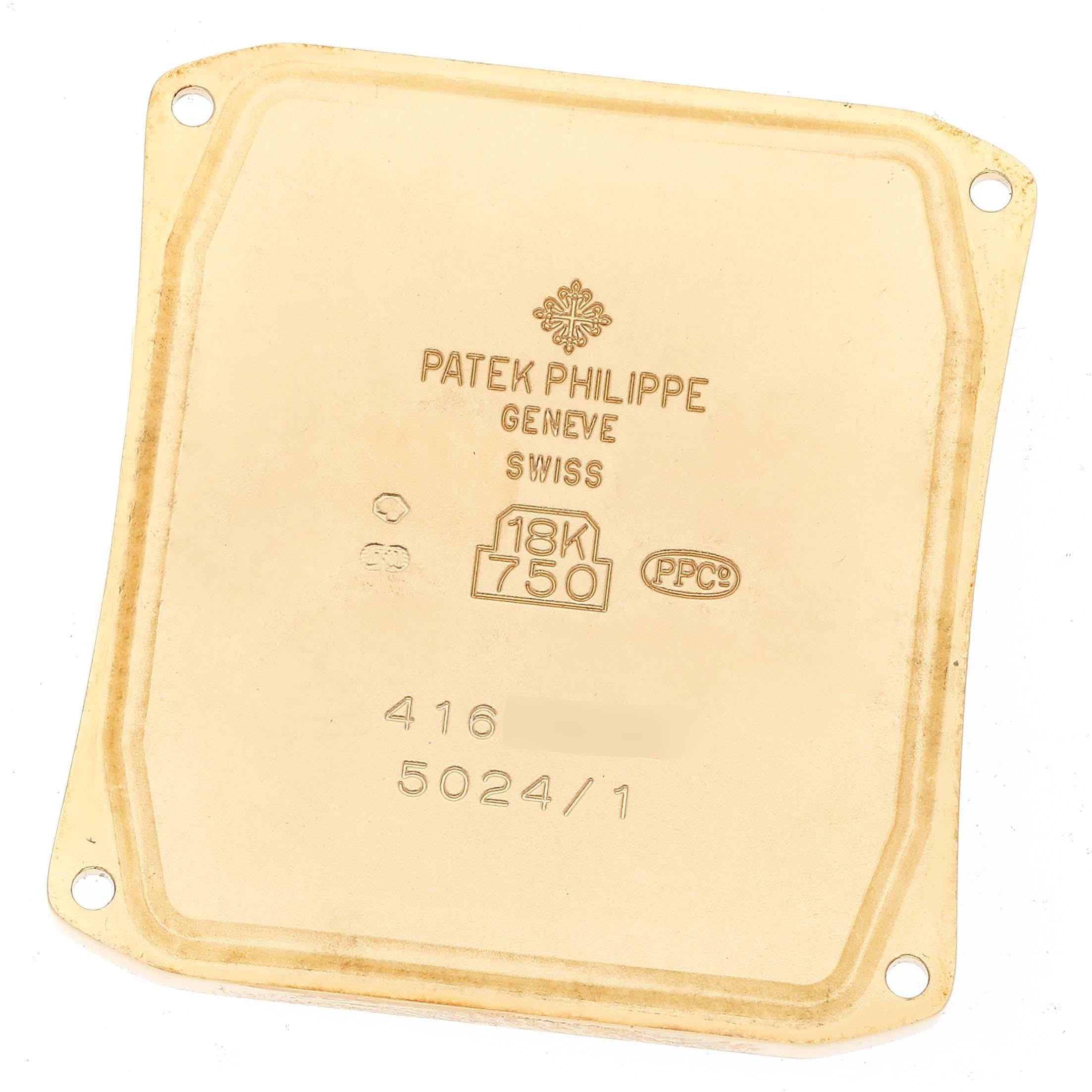 Patek Philippe Gondolo Yellow Gold Small Seconds Mens Watch 5024 Box Papers For Sale 1