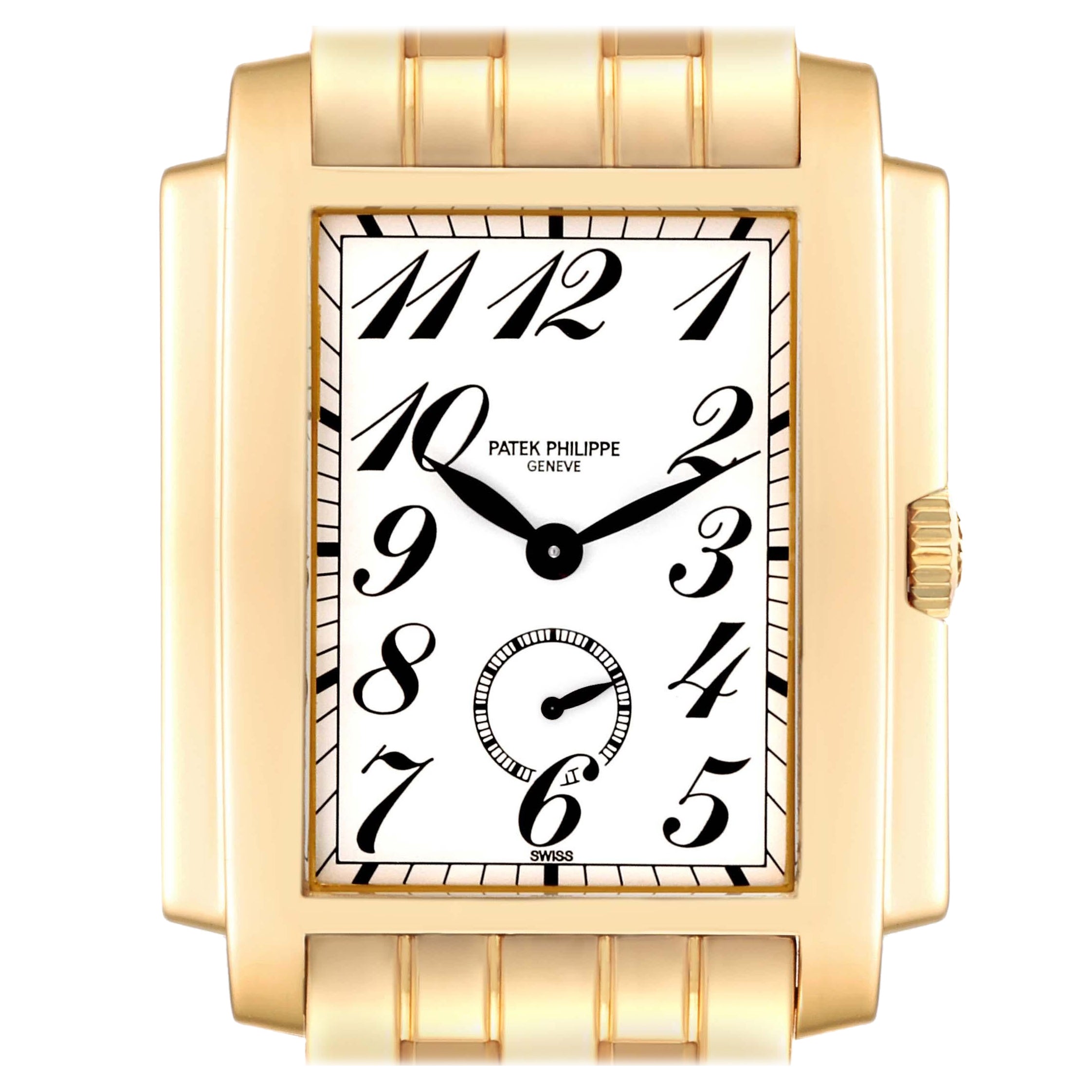 Patek Philippe Gondolo Yellow Gold Small Seconds Mens Watch 5024 Box Papers